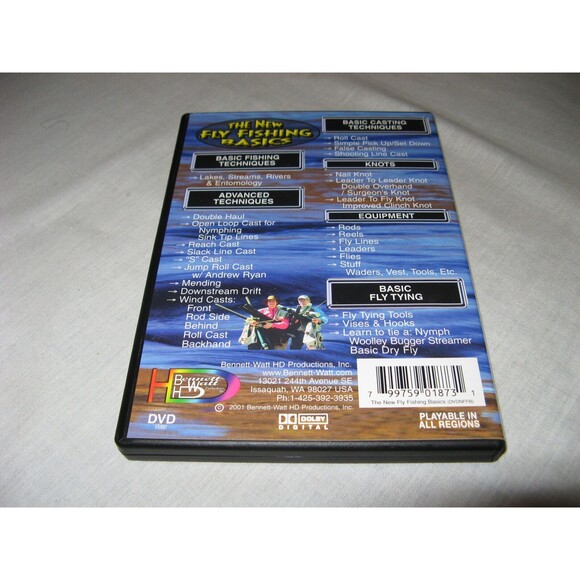 The New Fly Fishing Basics (DVD) - Trout - Angler - Outdoors - Fishing - DVD - Picture 2 of 3